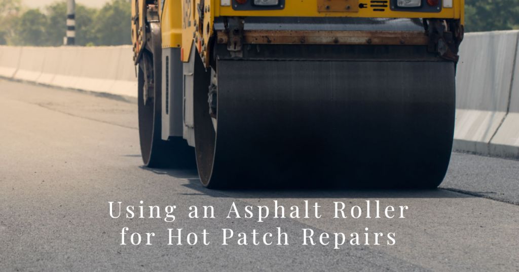 Asphalt Roller for Hot Patch Repairs